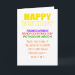 scientific happy birthday wish brother card<br><div class="desc">funny birthday greeting card for uncle,  birthday wish for brother,  birthday wish for nepew</div>