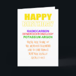 scientific happy birthday wish brother thank you card<br><div class="desc">funny birthday greeting card for uncle,  birthday wish for brother,  birthday wish for nepew</div>