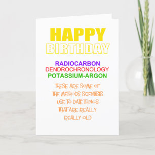 scientific happy birthday wish brother thank you card