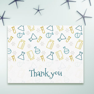 Scientific Thank you postcard