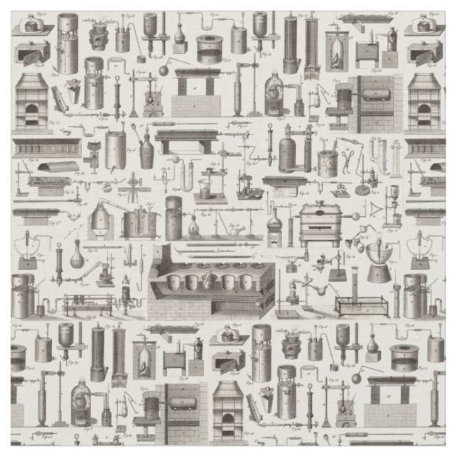 Scientific Tools Fabric (Close Up)