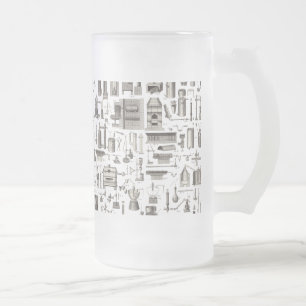 Scientific Tools Frosted Glass Beer Mug