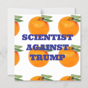 SCIENTIST AGAINST TRUMP MAGNET