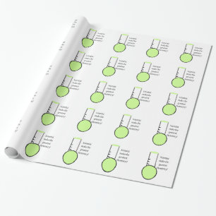 Scientist and Chemistry Wrapping Paper