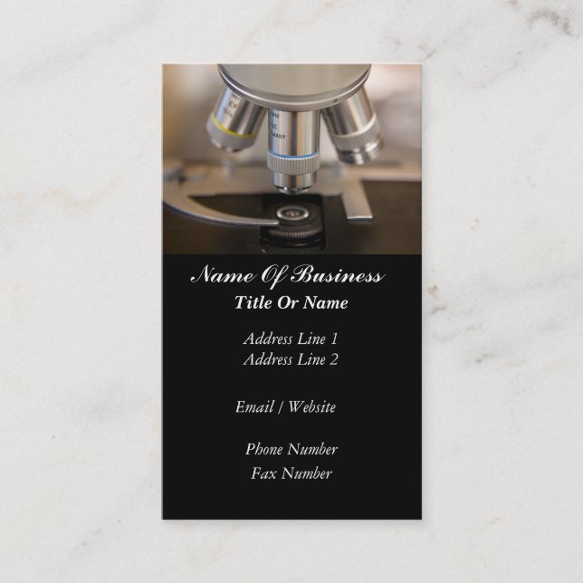 Scientist Business Card (Front)