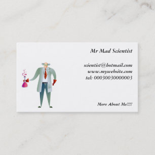Scientist Business Card