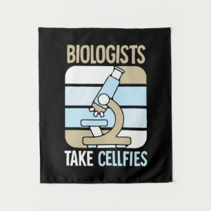 Scientist Gift Biologists Take Cellfies Tapestry