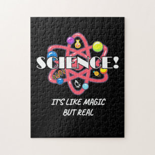 Scientist Gift   Chemistry Science Is Like Magic Jigsaw Puzzle