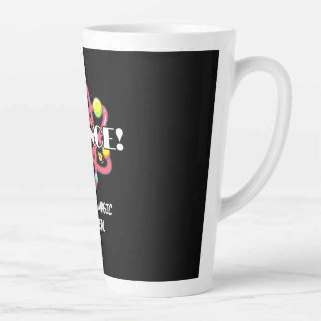 Scientist Gift | Chemistry Science Is Like Magic Latte Mug (Right)