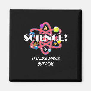 Scientist Gift Chemistry Science Is Like Magic Magnet
