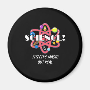 Scientist Gift Chemistry Science Is Like Magic Magnet