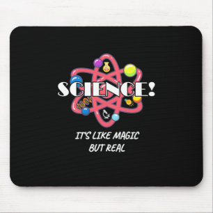 Scientist Gift   Chemistry Science Is Like Magic Mouse Pad
