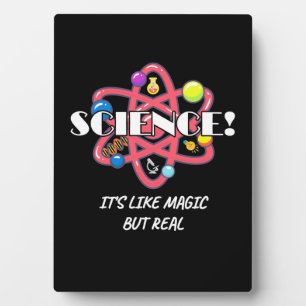 Scientist Gift Chemistry Science Is Like Magic Plaque