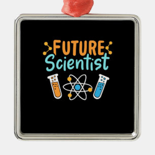 Scientist Gift Future Scientist Metal Tree Decoration