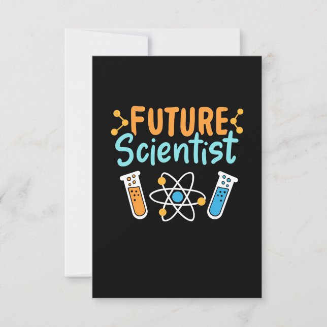 Scientist Gift | Future Scientist Thank You Card (Front)