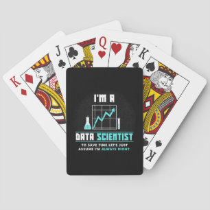 Scientist Gift   I Am A Data Scientist Playing Cards