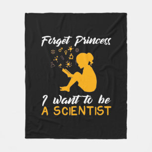 Scientist Gift I Am Future Scientist Fleece Blanket