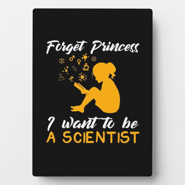 Scientist Gift | I Am Future Scientist Plaque (Front)