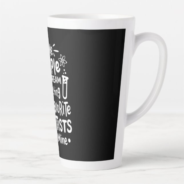 Scientist Gift | I Teach Favourite Scientists Latte Mug (Right)