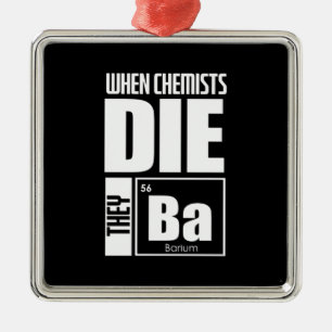 Scientist Gift   Lovely Chemistry Metal Tree Decoration