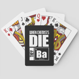 Scientist Gift Lovely Chemistry Playing Cards