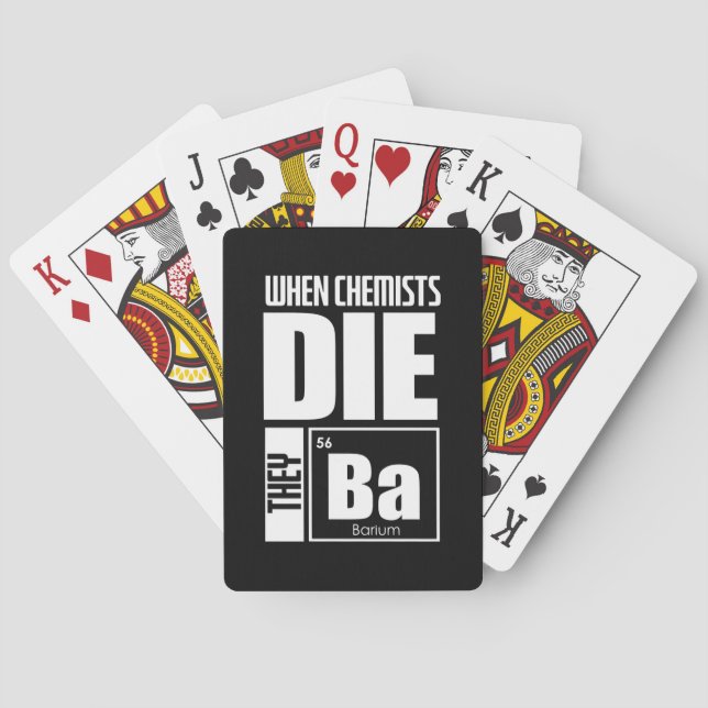 Scientist Gift | Lovely Chemistry Playing Cards (Back)