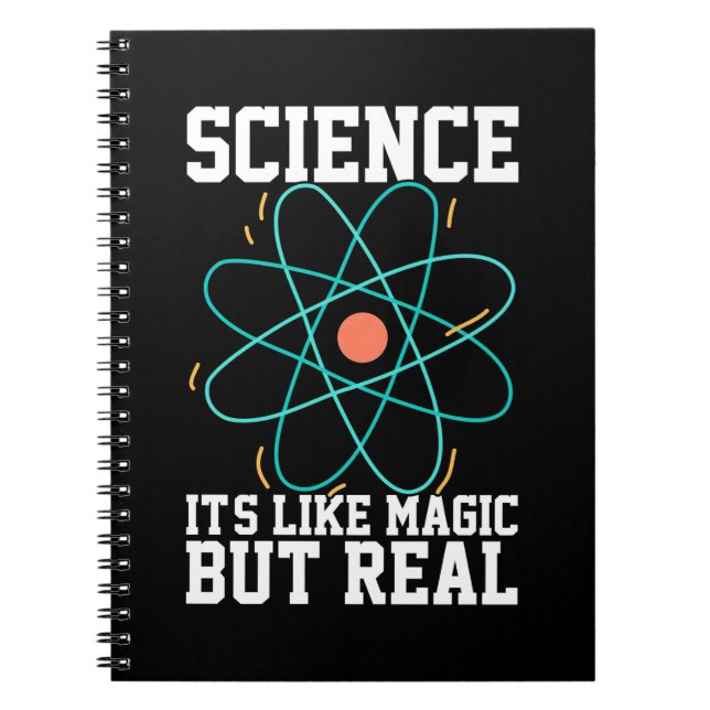 Scientist Gift | Science It Is Like Magic Notebook (Front)