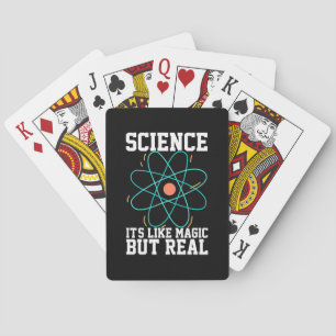 Scientist Gift Science It Is Like Magic Playing Cards