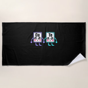 Scientist Gift Scientist Gift Cute Chemistry Beach Towel