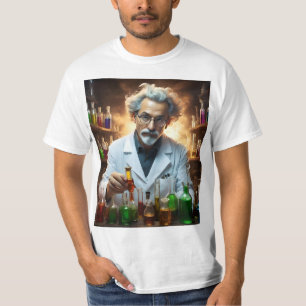 Scientist In A Laboratory Mixing Potions, T-Shirt