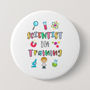 Scientist in Training for Young Scientists 7.5 Cm Round Badge