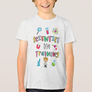 Scientist in Training for Young Scientists Tri-Blend Shirt