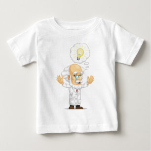 Scientist or Professor Having an Idea Baby T-Shirt