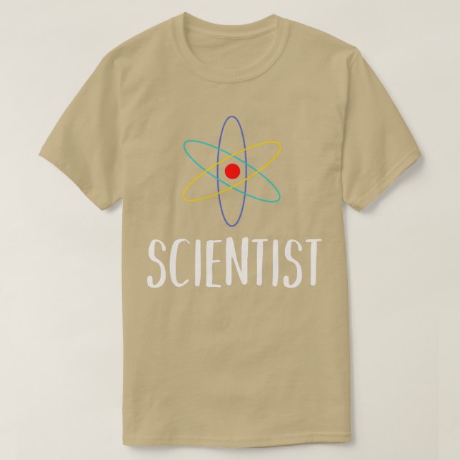 scientist typography with drawing T-Shirt (Design Front)