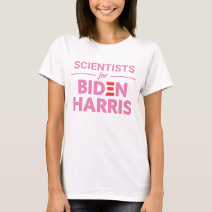 Scientists for Biden Harris Custom Text T-Shirt
