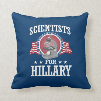 SCIENTISTS FOR HILLARY CUSHION