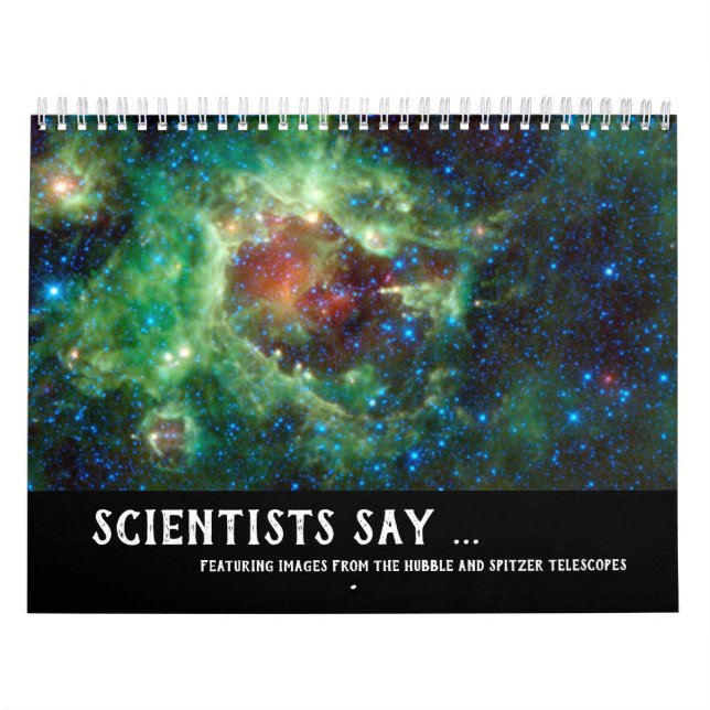Scientists Say ... Space Telescope Images Calendar (Cover)