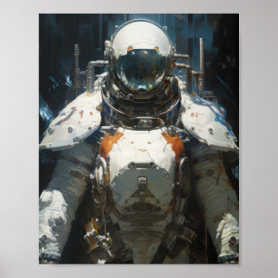 Scifi Art Poster: Captivating Works by John Berkey Poster