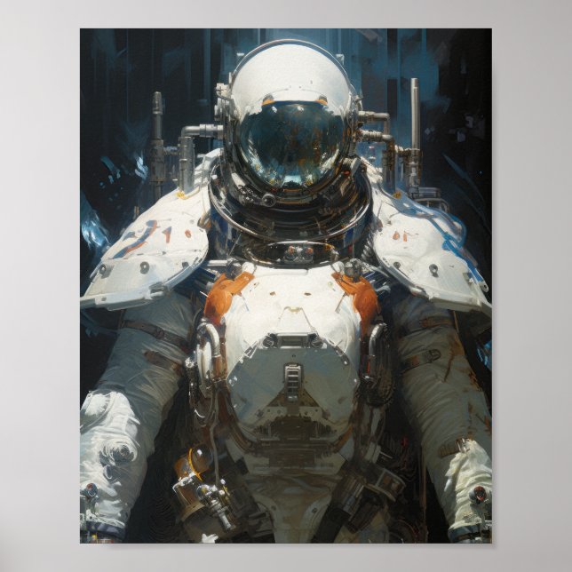 Scifi Art Poster: Captivating Works by John Berkey Poster (Front)