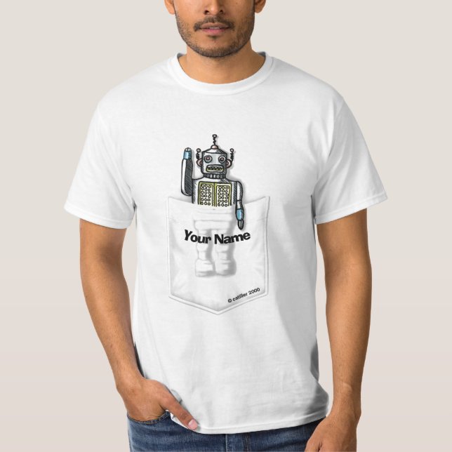 Scifi pocket robot  T-Shirt (Front)