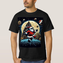 Scifi Santa Crypto Christmas T-Shirt