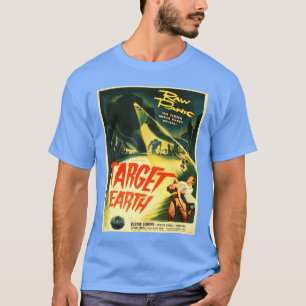 Scifi vintage movie poster shirt Retro robot attac