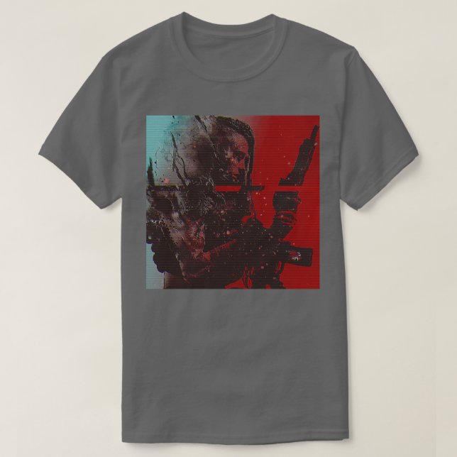 Scifi Warrior T-Shirt (Design Front)