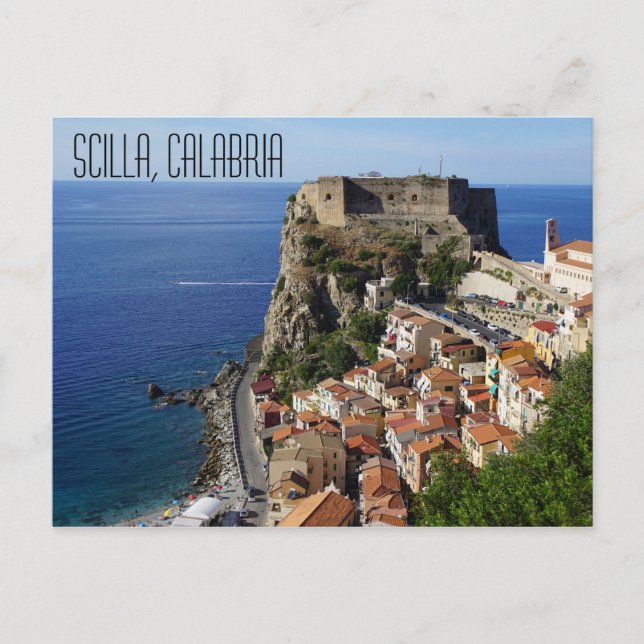 Scilla, Calabria Postcard (Front)
