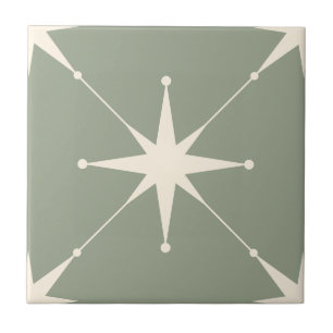 Scintilla green Star Tile