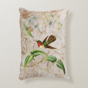 Scintillant Hummingbird Decorative Cushion