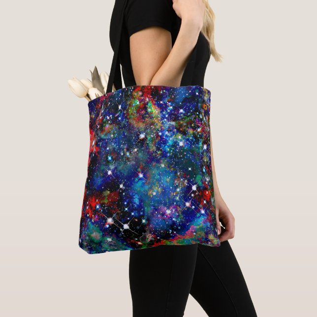 Scintillation Star Field Tote Bag (Close Up)