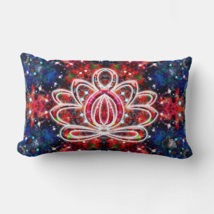 Scintillation Zen Lotus Lumbar Cushion
