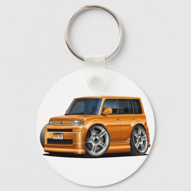 Scion XB Orange Car Key Ring (Front)