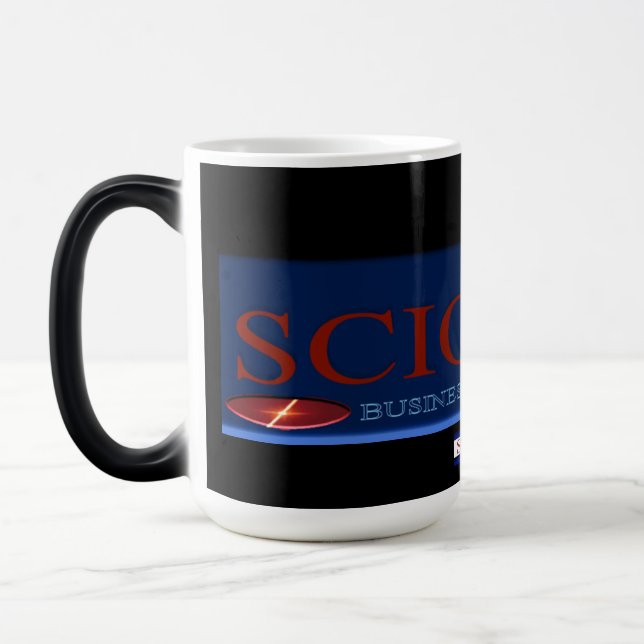 Sciorbis Business Group No Bars Logo Magic Mug (Left)